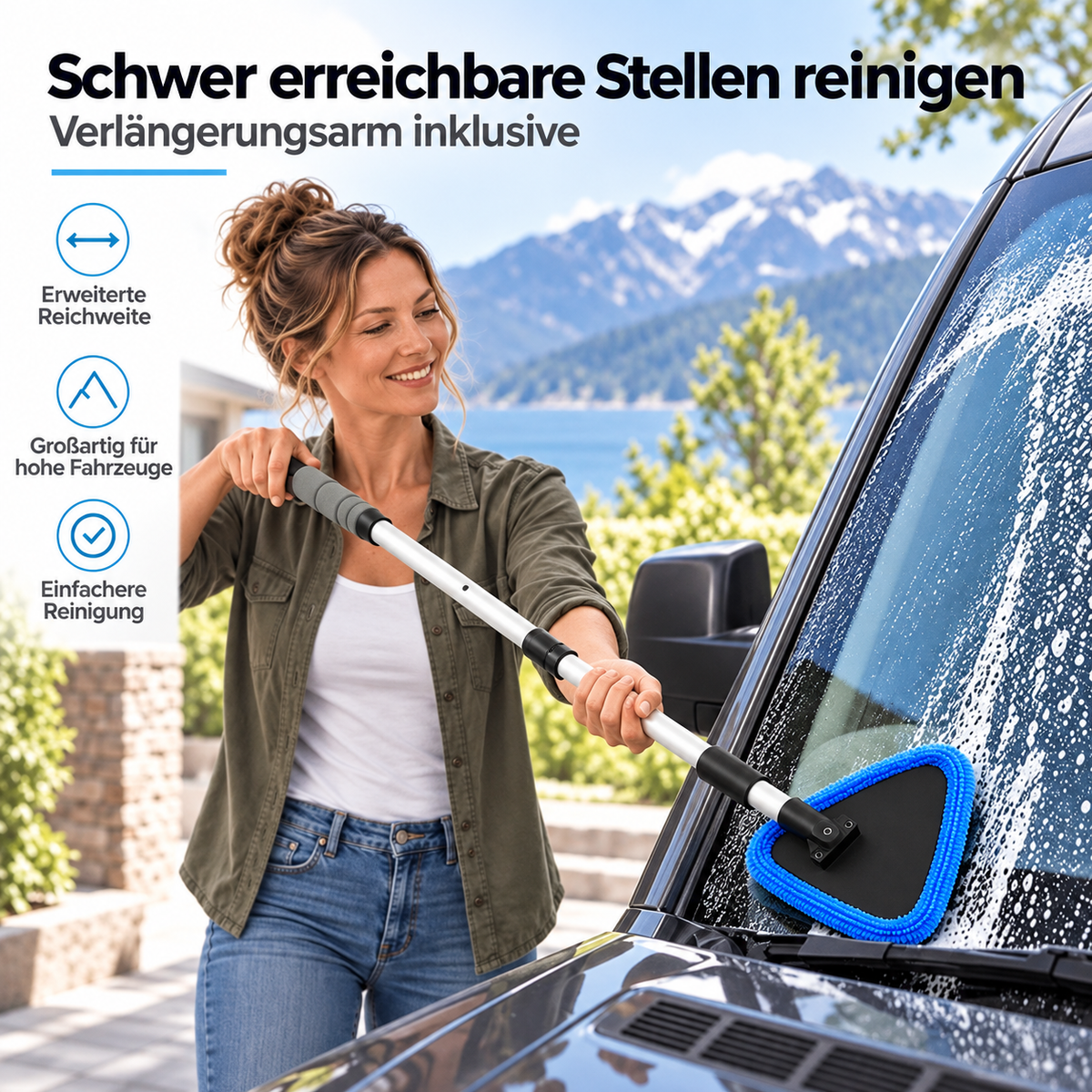🥳2026 HOT SALE🥳💞50K+ SOLD! 🚗🧽 50% OFF! Dual Magnetic Car Window Cleaner | Streak-Free Cleaning Kit for Car Glass 🛡️💪