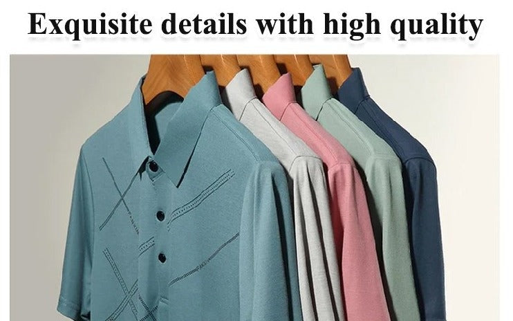🎁Hot Sale 50% OFF⏳Men's Ice Silk Stretch Shirt