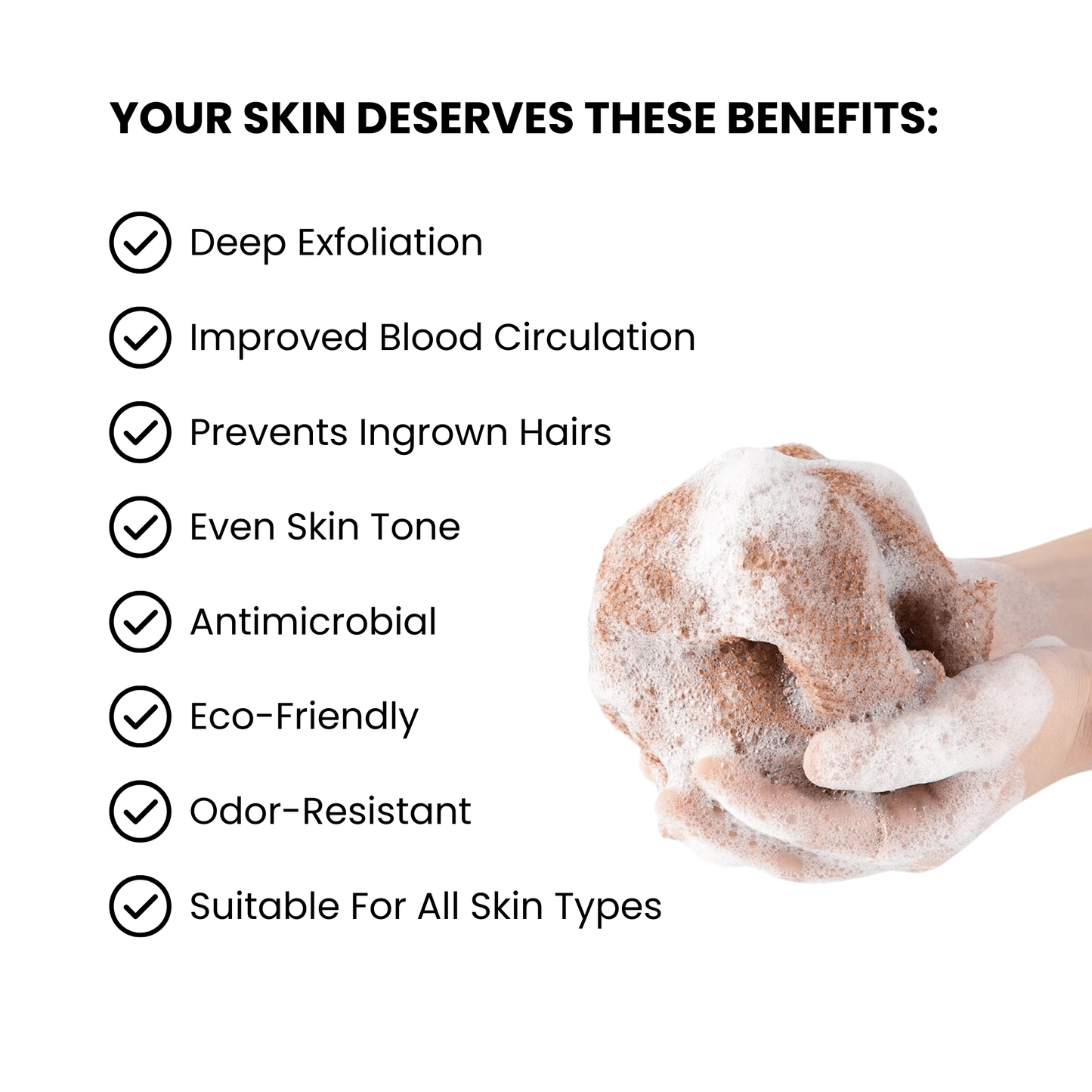 🔥Hot Sale ✨African Exfoliating Net Sponge（with Lemon Turmeric & Kojic Acid Brighetning Soap ）