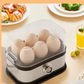 🍳Black Friday 50% OFF SALE💨 Multifunctional Egg Steamer with Clear Lid – Boil, Poach or Omelet✨