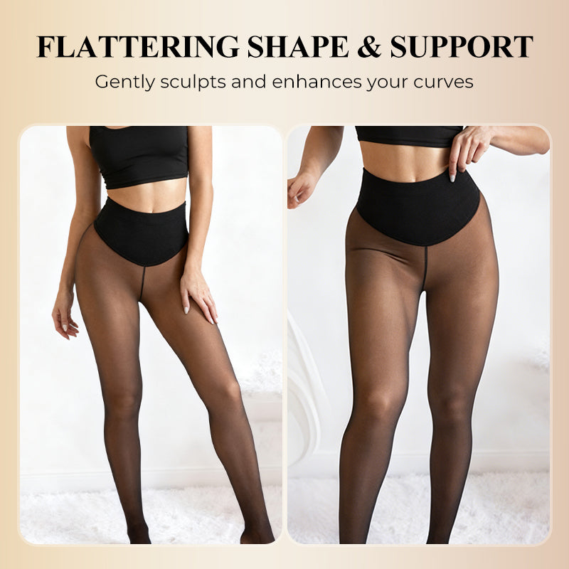 ⚡50K+ SOLD!❄️One-Seam Shaping Fleece Leggings✨ Stay Warm.Look Snatched.💕