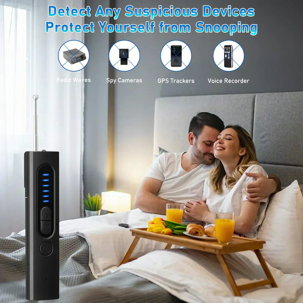 🕵️‍♂️ 52% OFF NOW! ✨ Hidden Camera & GPS Detector with 5 Search Modes and LCD Screen for Personal Protection 📡🔒