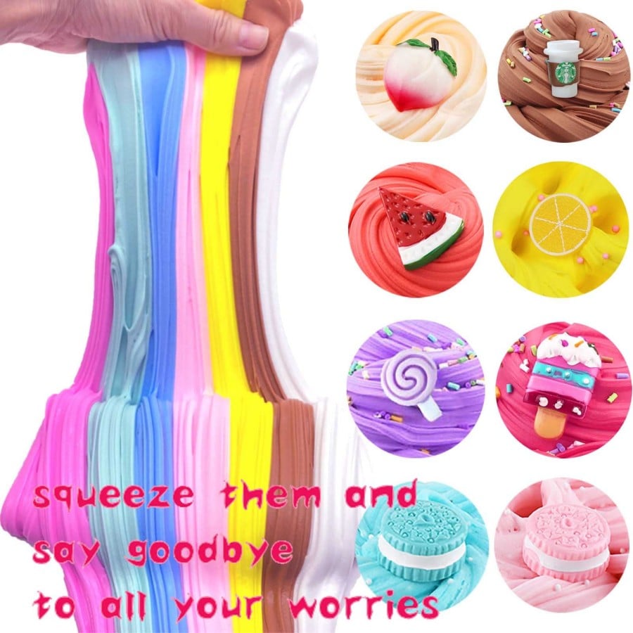 ⏰Christmas Sale 46% OFF!!🎁Super Clay Slime DIY Soft & Squishy Clay Scented Slime Sensory Clay