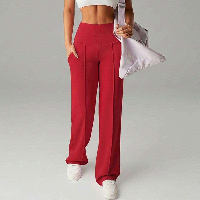 👖50% OFF! 👚 Women‘s Straight Leg Pants – Loose Fit, Plain Design & Comfortable Everyday Wear 👩