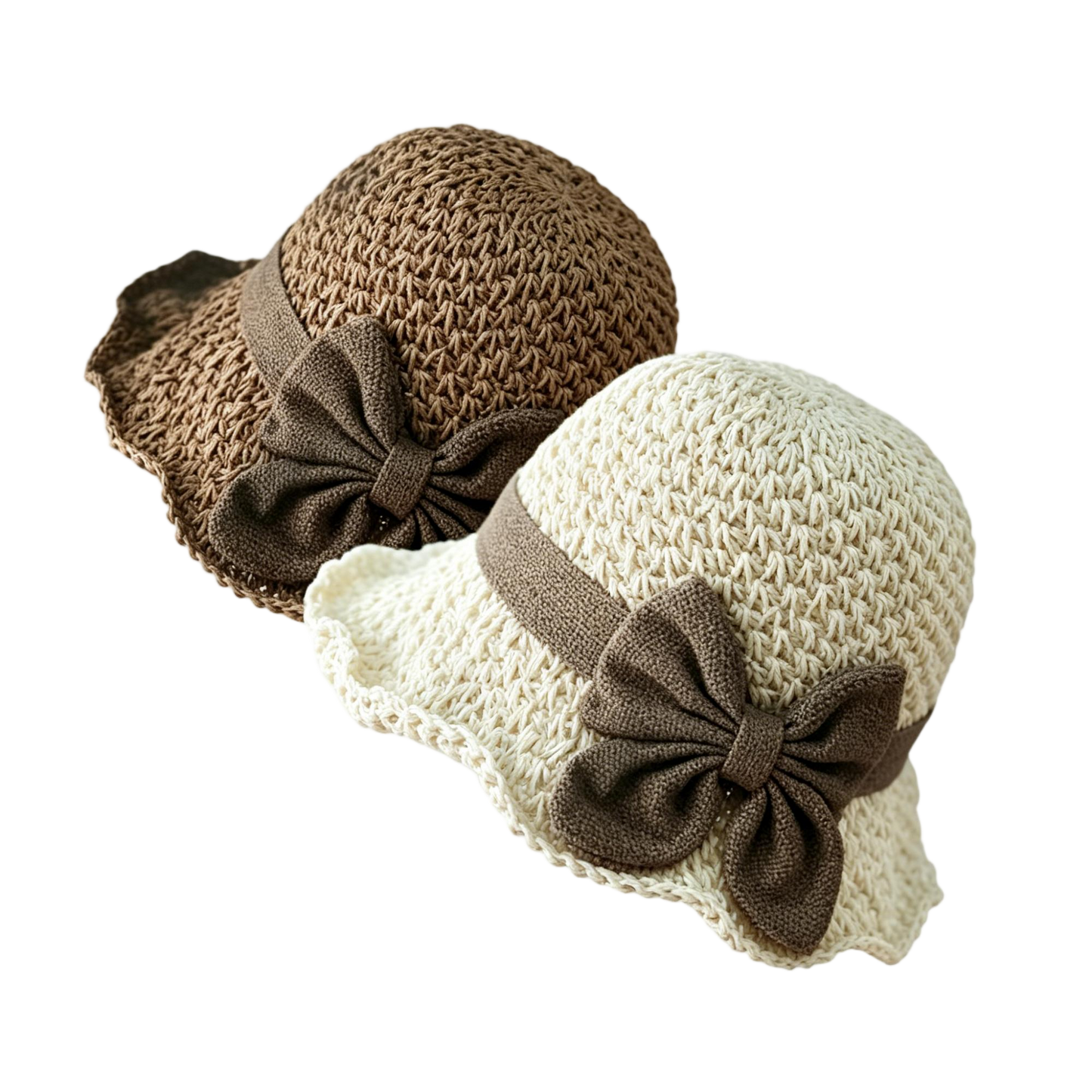 🥳SUMMER HOT SALE🥳💞50K+ SOLD!💥50% OFF! 🔥 Elegant Woven Straw Sun Hat with Bow – Breathable, Foldable & Perfect for Beach & Travel 👒