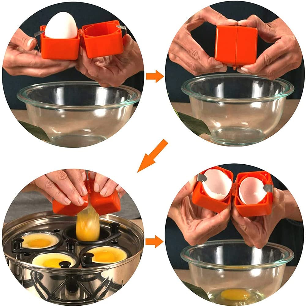 🔥🔥🔥Limited-time 😮‍💨 🍳 Quick Egg Cracker Tool – Open Hundreds Of Eggs Faster & Cleaner 🔥
