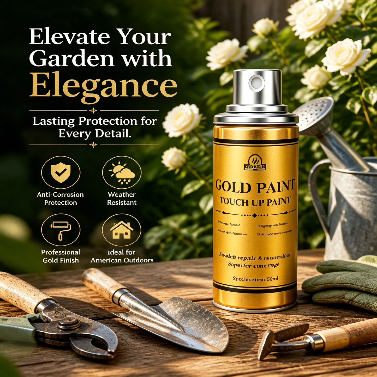 Water Based Gold Paint