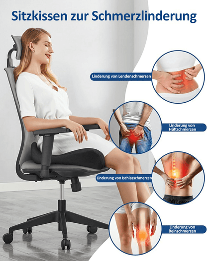 🎁LAST DAY 40％ DISCOUNT🔥Ergonomic seat cushion made from memory foam