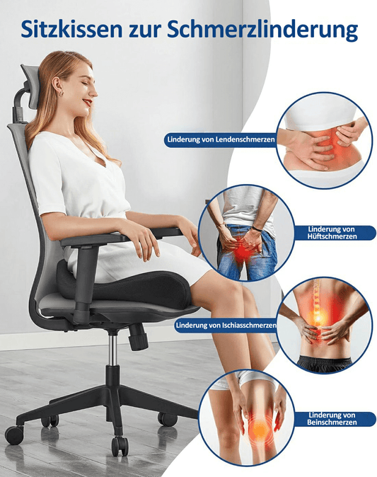🎁LAST DAY 40％ DISCOUNT🔥Ergonomic seat cushion made from memory foam