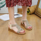 🎁New Year Sale 49% OFF⏳Anti-skid Soft Sole Rhinestone Wedge Heel Sandals
