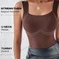 📢📢53%  OFF !! ⏰Women’s U-Neck Thermal Tank with Built-In Bra – Warm, Supportive & Braless Comfort ❄️❤️