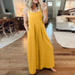 💝Women's sleeveless wide leg jumpsuit with pockets