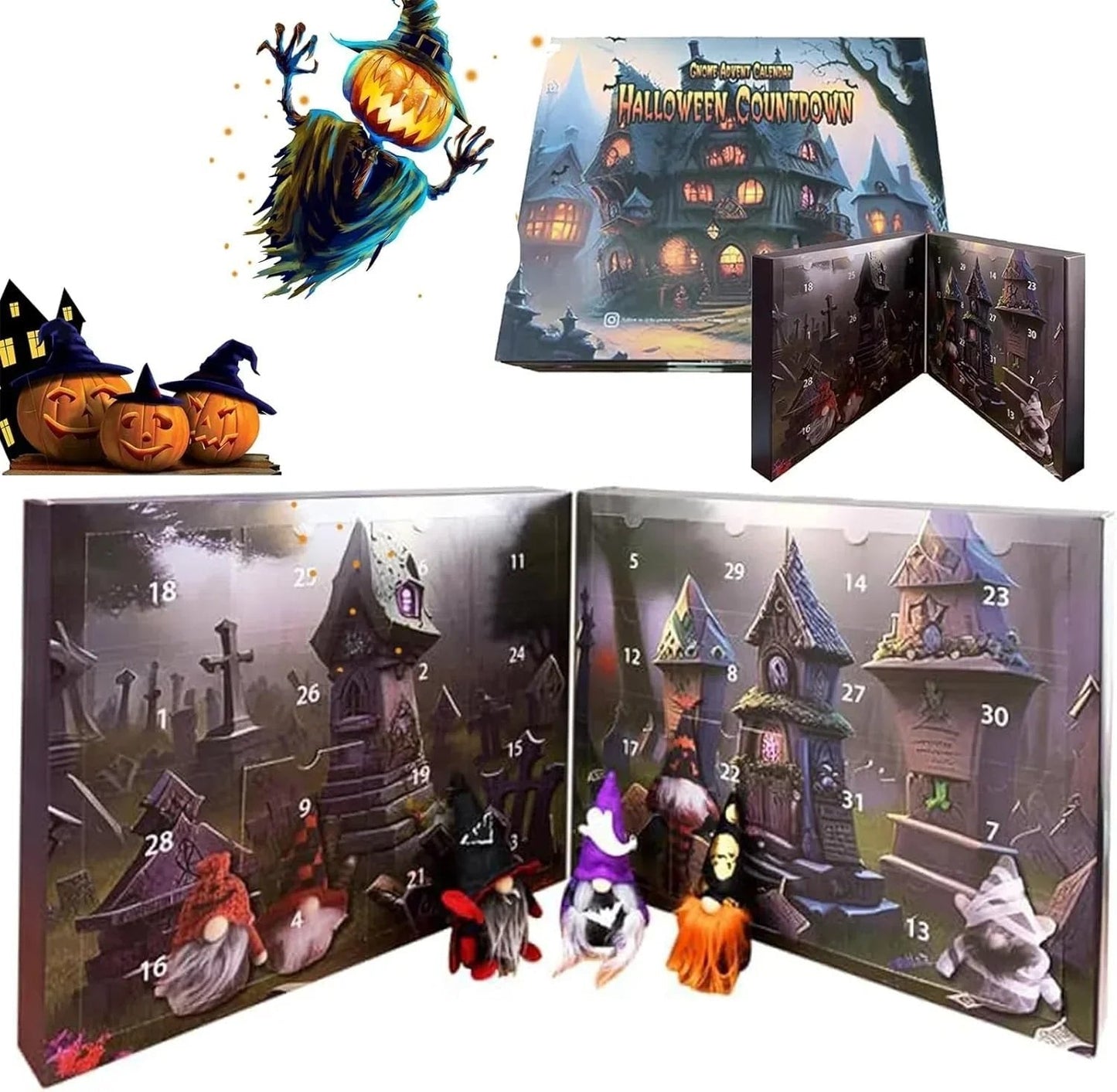 🔥HOT SALE 50% OFF🎁2025 Christmas Gnome Advent Calendar🎅