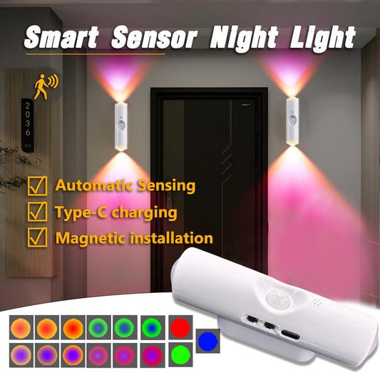 🎁Rechargeable Smart LED Motion Sensor Ambient Light