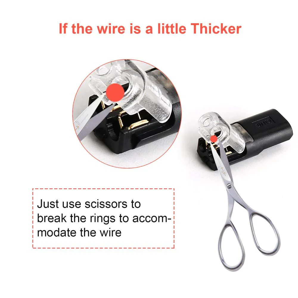 🏆Double-wire Plug-in Connector With Locking Buckle🔩🔒❗❗Limited-time big sale🔥Get 10 extra items with every order