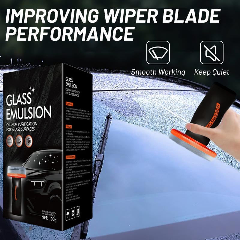 ⏳Limited Time Buy 2 Get 1 Free🔥 Auto Glass Side Window Oil Film Removal Cleaner