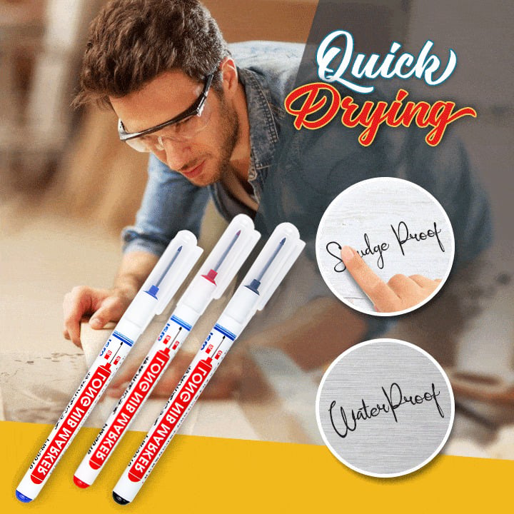 ✨🖌️Multi-Purpose Woodworking Pen With Long Tip