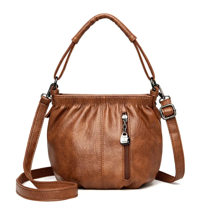 🔥Women's Retro Pleated Bucket Shoulder Bag