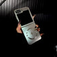 Electroplated Frosted Magnetic Case Cover for Samsung Flip Series