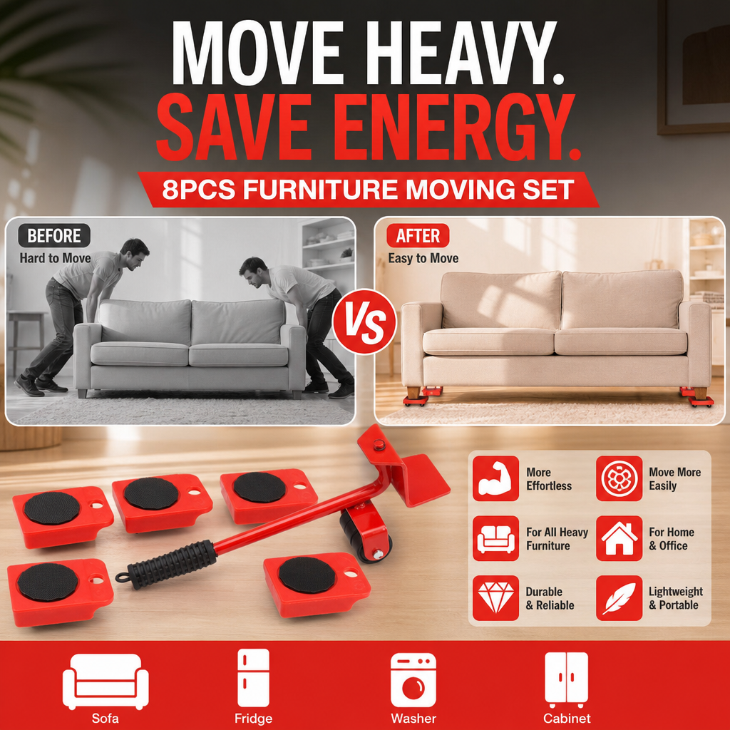 🔥 Hot Deal! ⌛️Furniture Casters – Move Heavy Furniture with Ease & Protect Your Floors, All by Yourself ✨