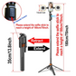 360° rotating selfie stick tripod, rechargeable smart face tracking tripod