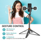 360° rotating selfie stick tripod, rechargeable smart face tracking tripod