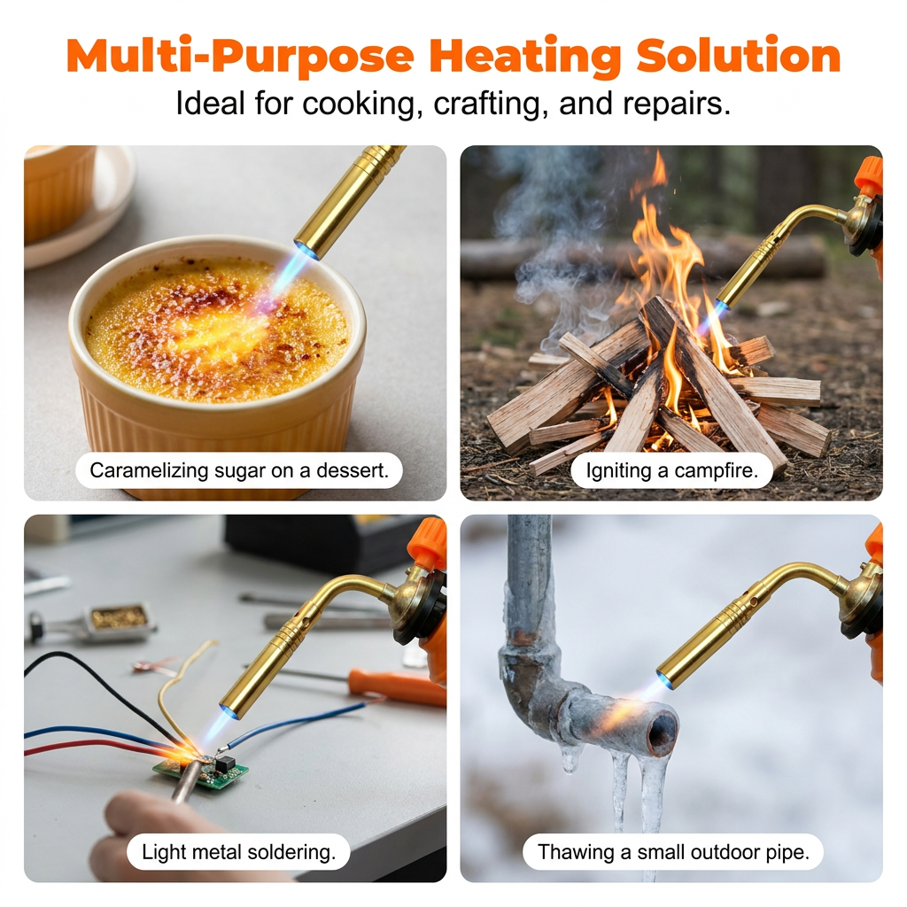 🔥🌲 High-Temperature Outdoor Blowtorch Nozzle – Powerful Ignition – Cash on Delivery ✅