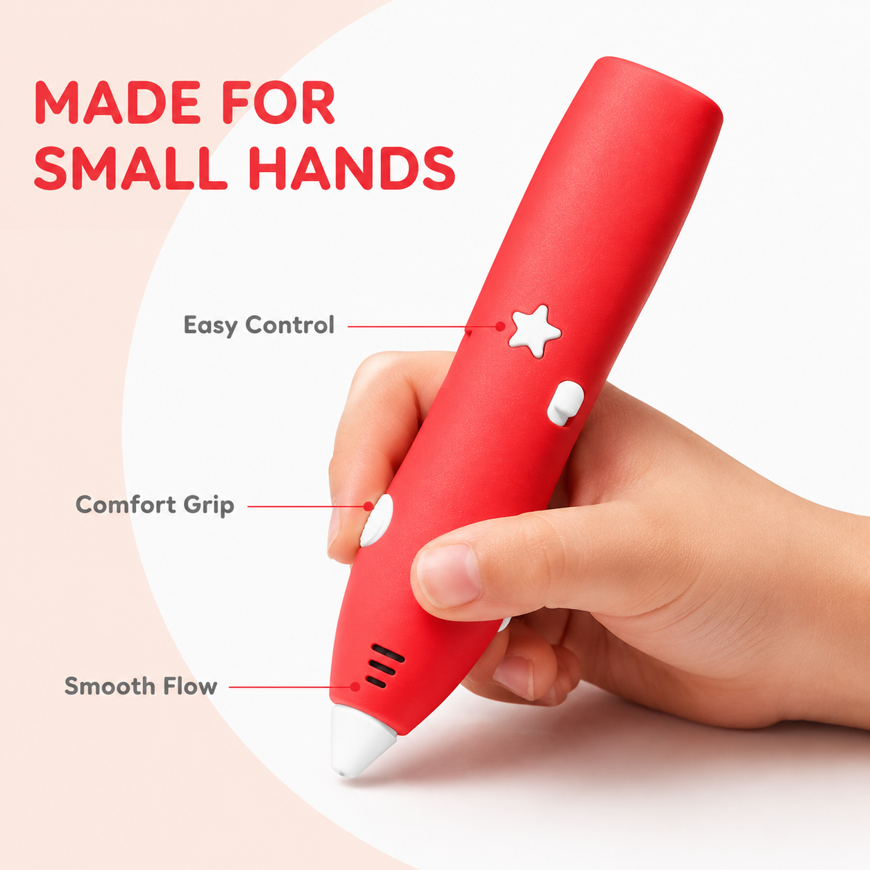 🎁50% Off for 2026 New Launch！🖌️✨️Be a magic painter anytime, anywhere！🎨Boost kids' imagination and creativity🔮👩‍🎨Low Temperature Wireless 3D Printing Pen for Kids