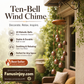 🎁50% Off For 2026 New Arrival！🔥High‑end decor to soothe your mood and comfort your soul！🔔Rotating Metal Bell Wind Chime