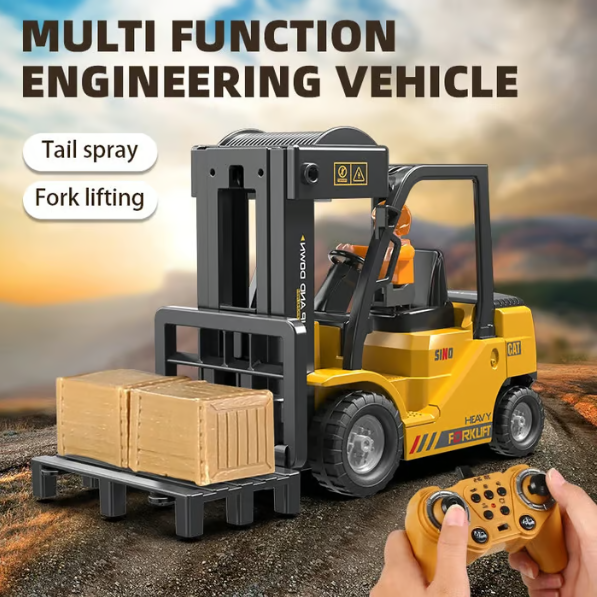 🔥Limited Time 40% Off 🔥RC Forklift with Lights Music Spray⏰Free shipping