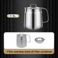 🎅 Winter Frenzy - Half Price 🎊 Large Capacity 304 Stainless Steel Multi-Purpose Oil Filter Container.