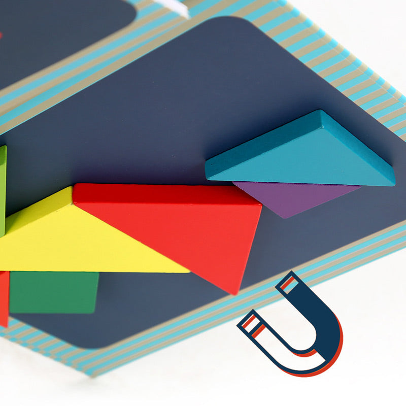Magnetic Wooden Board Puzzle for Children