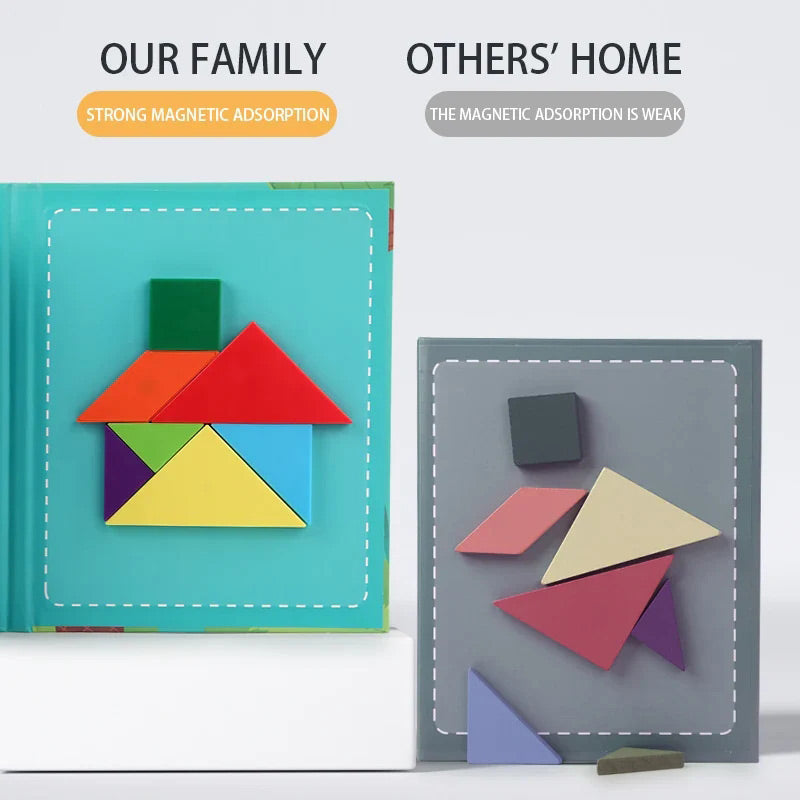 Magnetic Wooden Board Puzzle for Children
