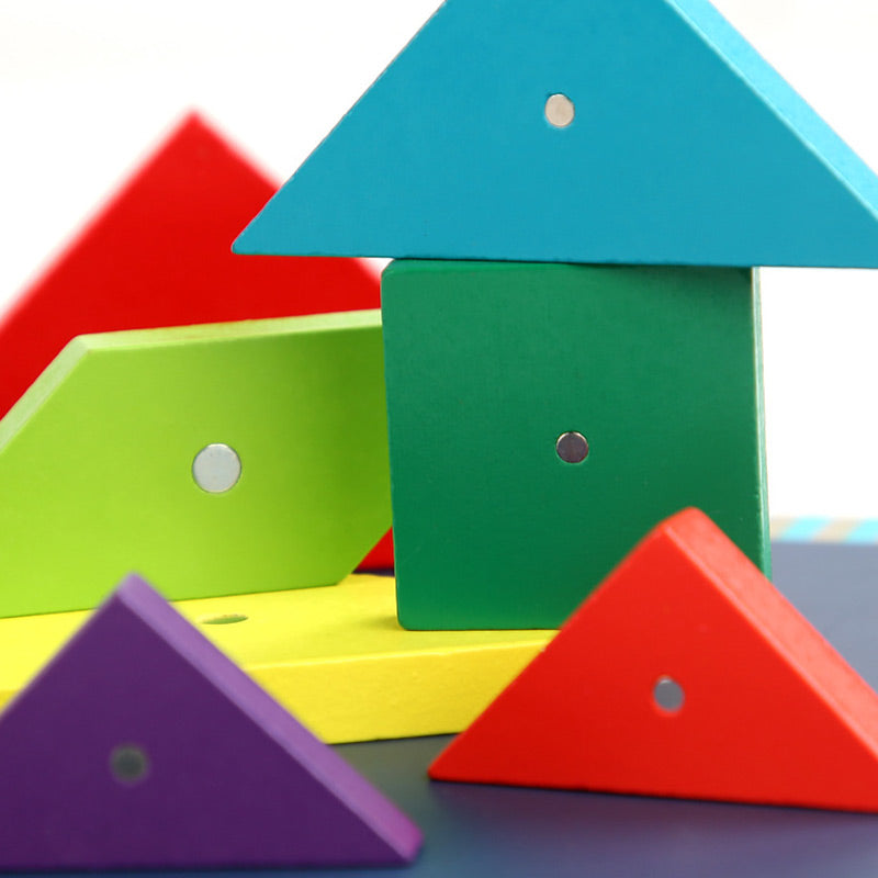 Magnetic Wooden Board Puzzle for Children
