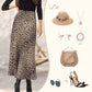 Sexy Leopard High Waist Printed Long Skirt