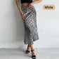 Sexy Leopard High Waist Printed Long Skirt
