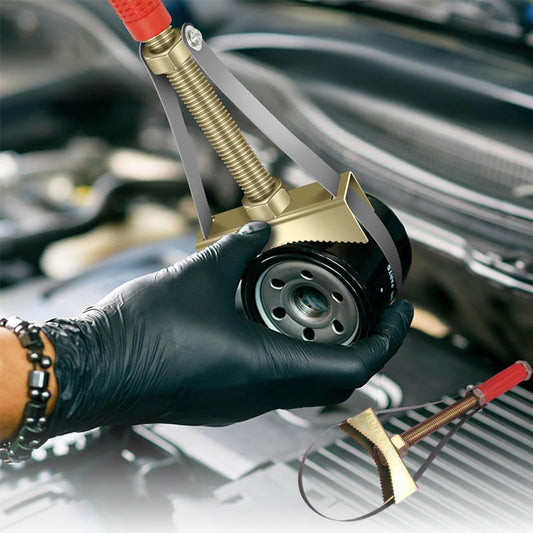 📢📢50 %  OFF !! ⏰Auto Oil Filter Wrench with Adjustable Steel Strap