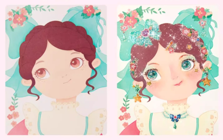 🔥Last Day Promotion 50% OFF💅Fantasy 3-in-1 Princess Dress Up & Make Up Game Set💝