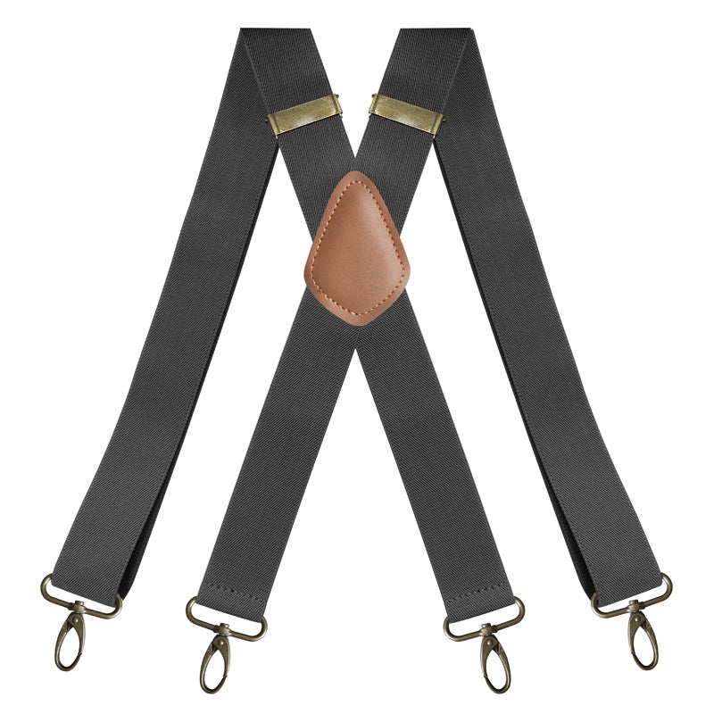 🔥🖤Black Friday Sale:50% OFF🔥Leather Suspenders for handsome & Love