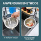 Catch Food Scraps Instantly! No-Clog Swan Corner Strainer