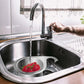 Catch Food Scraps Instantly! No-Clog Swan Corner Strainer