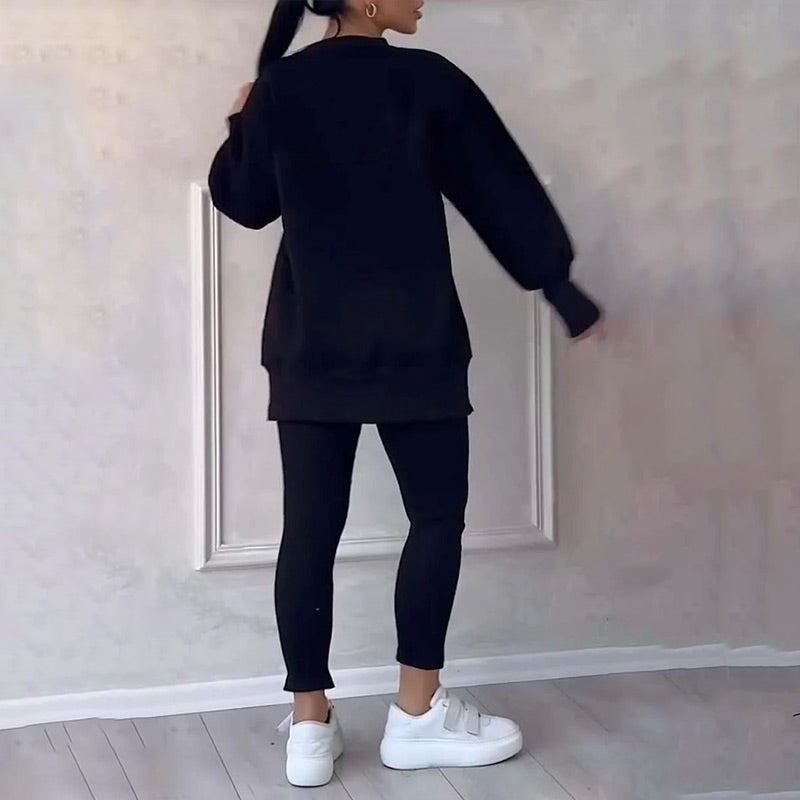 🔥Women's Casual Sweatshirt Leggings Set