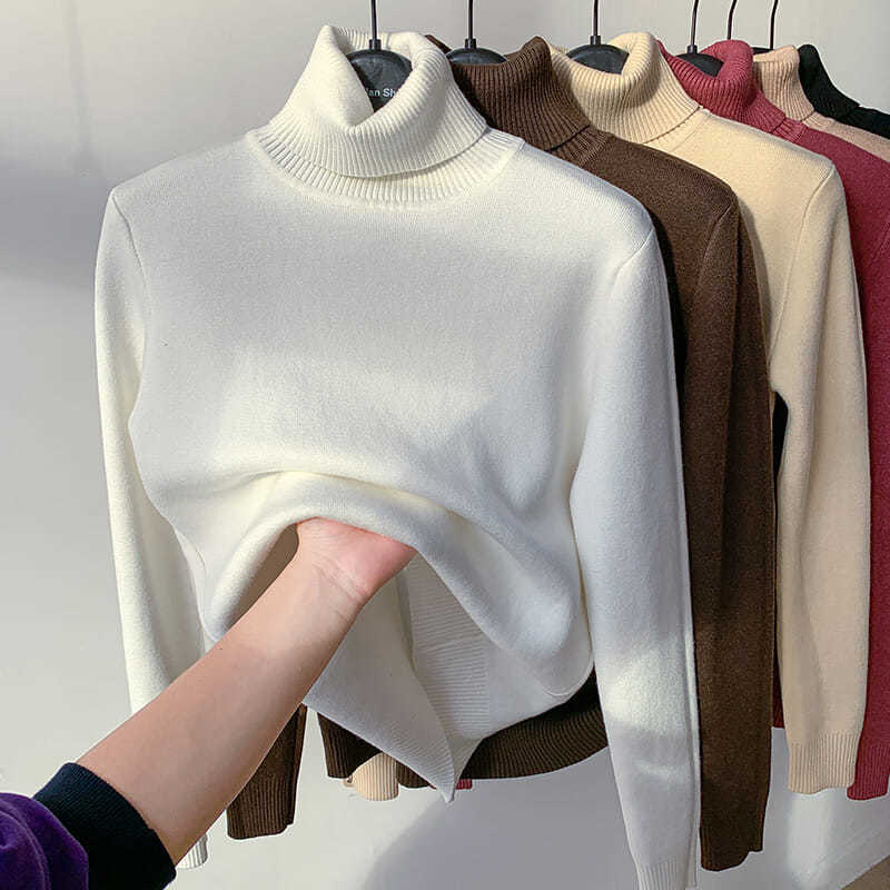 🔥Hot Sale 41% off🔥 Winter fleece thick knitted bottoming shirt
