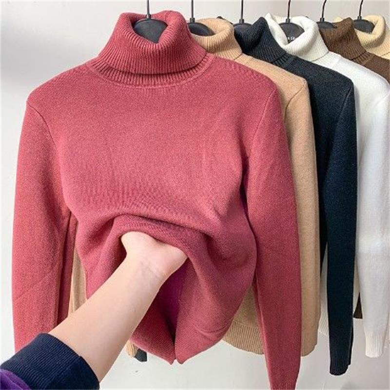 🔥Hot Sale 41% off🔥 Winter fleece thick knitted bottoming shirt