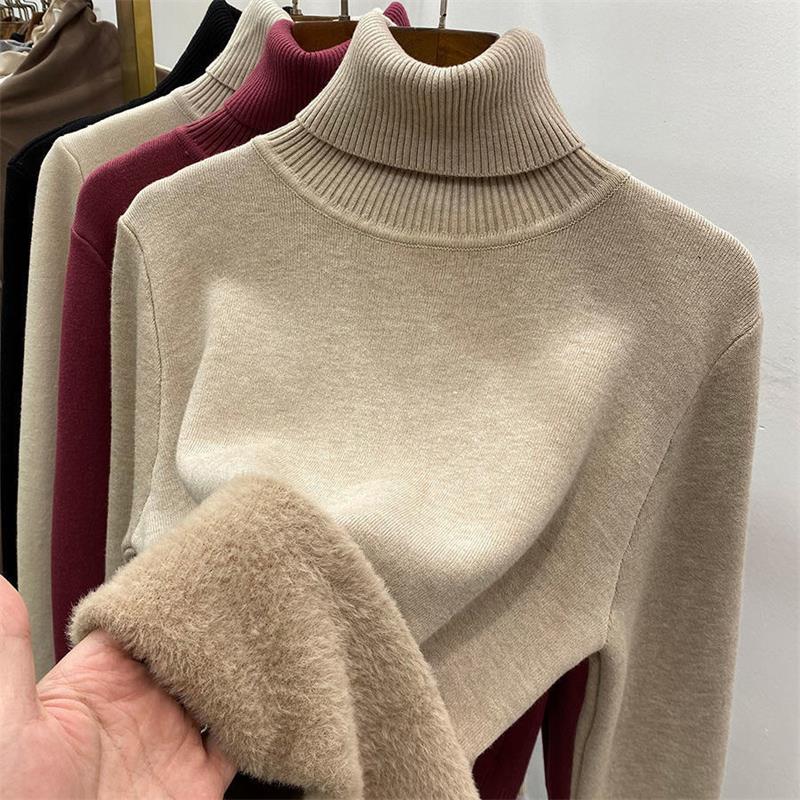 🔥Hot Sale 41% off🔥 Winter fleece thick knitted bottoming shirt