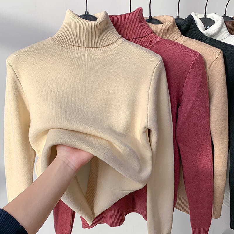 🔥Hot Sale 41% off🔥 Winter fleece thick knitted bottoming shirt