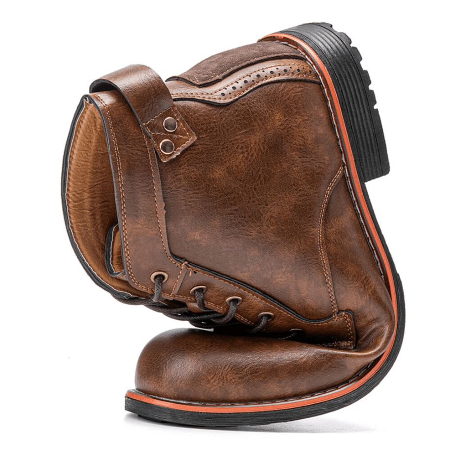 🔥Hot 58% off🔥Men's Leather Vintage Casual Martin Boots