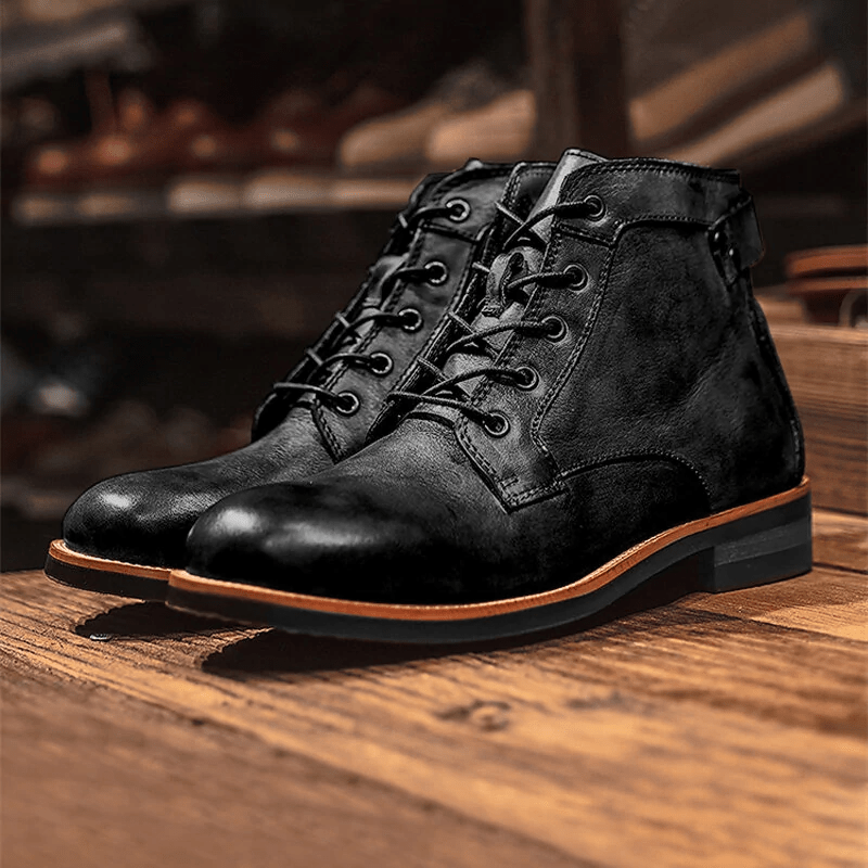 🔥Hot 58% off🔥Men's Leather Vintage Casual Martin Boots
