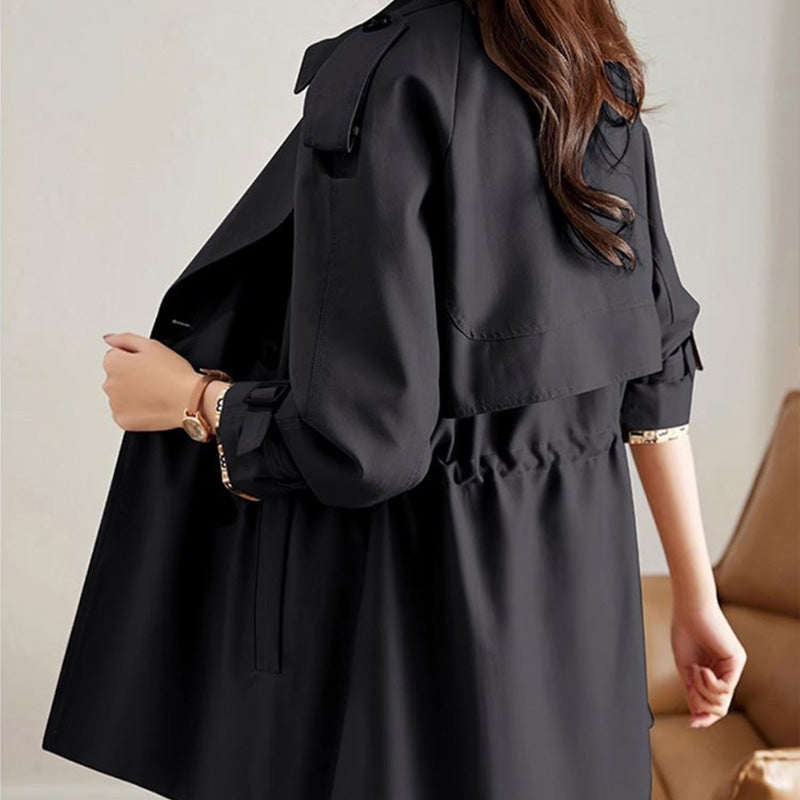 ⭐HOT SALE 49% OFF🌹Women's Slimming Mid-Length Lapel Trench Coat