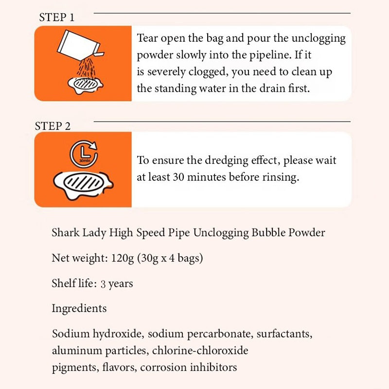 🔥New Year Hot Sale🔥Multi-Use Powerful Anti-Clog Drain Cleaner Powder